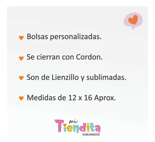 15 Bolsitas  Kit Antiresaca  Medida 12x16 , Personalizadas 1