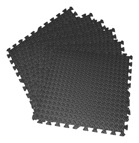 Kit 12 Pisos Goma Eva Encastrable 60x60 Cm 10mm + 24 Bordes 0