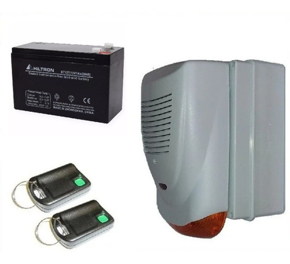 Alarma Vecinal De Panico C/respaldo De Bateria Largo Alcance 0