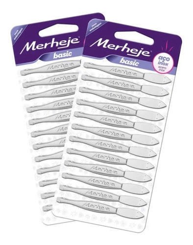 Pinza De Depilar Merheje Basic X12u. Original Pack X 10 Blis 0