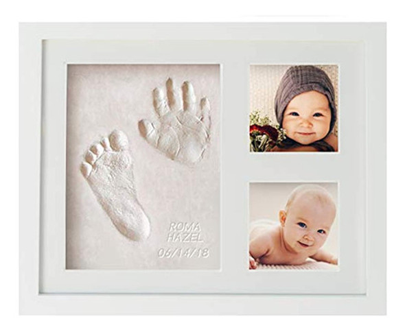 Wavhello Baby Handprint & Footprint Frame Kit, Clay Casting 0