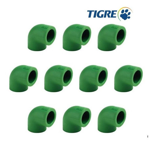 Tigre - Kit 10 Joelho 90° 32mm Ppr Verde (água Quente/fria) 0