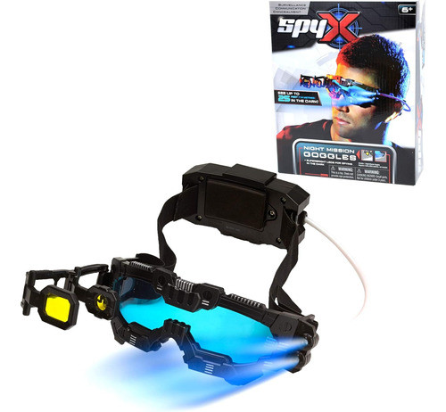 Gafas De Espía Con Luces Led Y Lupa Desplegable Para Niños 0