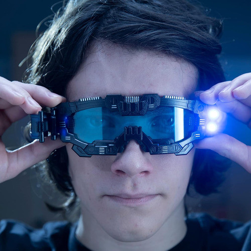 Gafas De Espía Con Luces Led Y Lupa Desplegable Para Niños 1