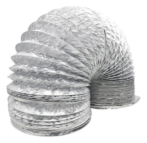 Ducto Flexible De Aluminio 400mm 5metros Extractor Vientosur 0