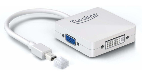 Topoint 3 In 1 Mini Displayport Dp Thunderbolt A Hdmi Dvi Vg 0
