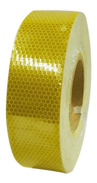 Rollo Banda Reflectiva Adhesiva Color Amarillo 0
