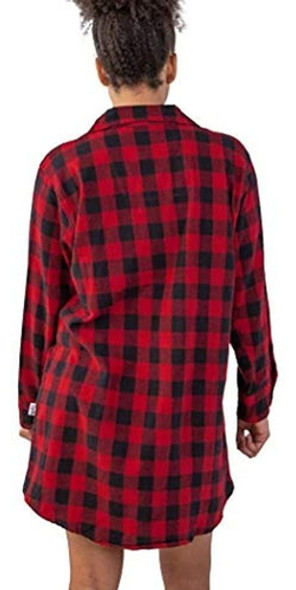 Camisa De Dormir Holgada Con Botones, Camisones Para Mujeres 1
