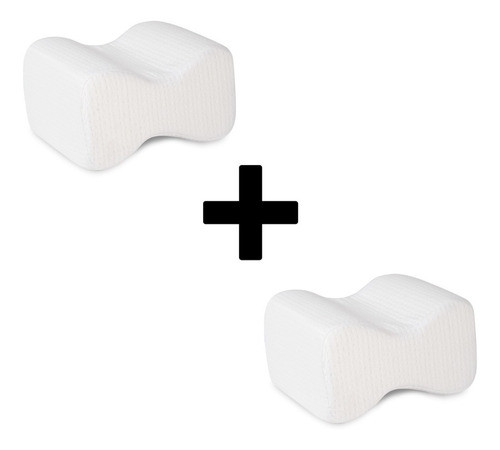 Combo Almohada Piernas Relax Rodilla Espuma X2 Arcoiris Aec 1