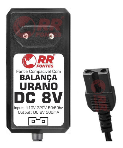 Fonte Carregador Para Balança Urano Pop Z Ou Pop S Bivolt 0