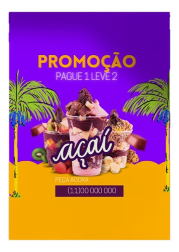 Pack De Imagems Para Açaíteria 0