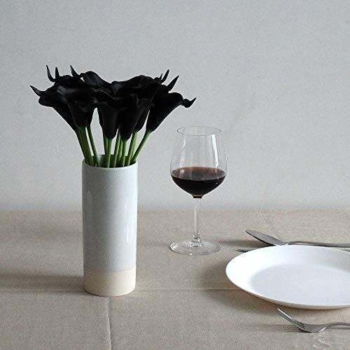 20 Flores Alcatraz Artificiales Mandys De Latex Negro 34cm 1