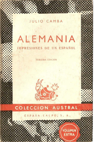 Alemania - Julio Camba - Editorial Espasa Calpe 0