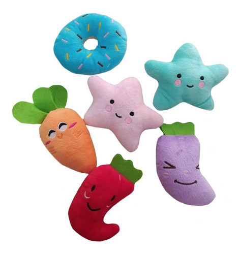 10 Brinquedos Pet Para Cães 5 Pelúcias + 5 Mordedores Top 1