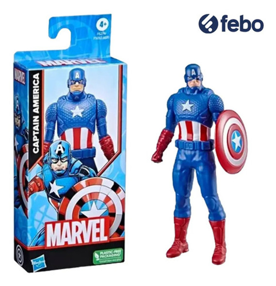Figura Capitan America Hasbro 15cm Febo 1 Figura Capitan America Hasbro 15cm Febo 1