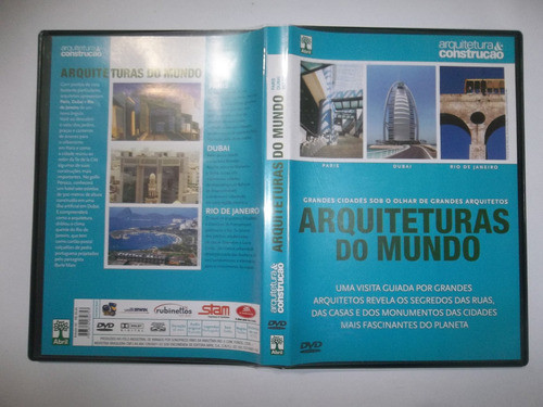 Dvd Arquiteturas Do Mundo Paris Dubai Rj Arquitetura E Contr 0