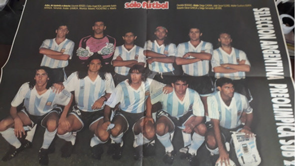 Póster Super Gigante Selección Preolímpica Sub 23 1992 0