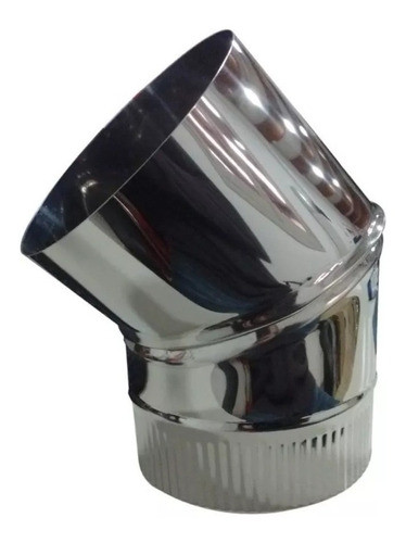 Curva Codo 45 Acero Inoxidable 8 Salamandras Y Hogares 0