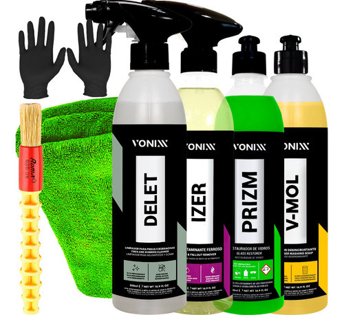 Kit Para Limpeza Izer Delet Prizm V-mol Produtos Vonixx 0
