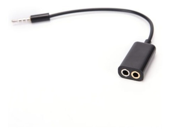 Jack Mic Audio Auriculares Micrófono Y Splitter Cable Adapta 1
