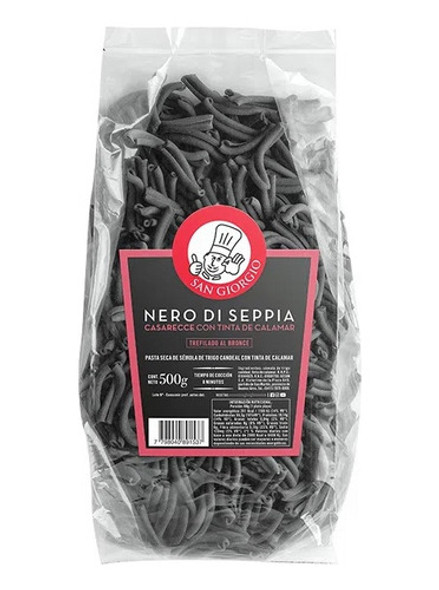 Casarecce Tinta De Calamar San Giorgio 500g - Tienda Deli 0