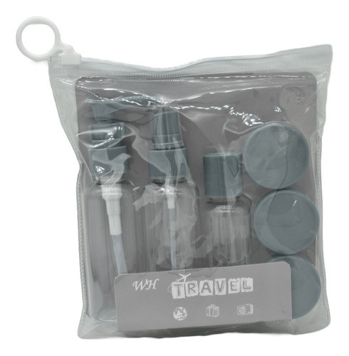 Kit De Viaje 6 Botellas Y Frascos Lociones Cremas  Mym 0