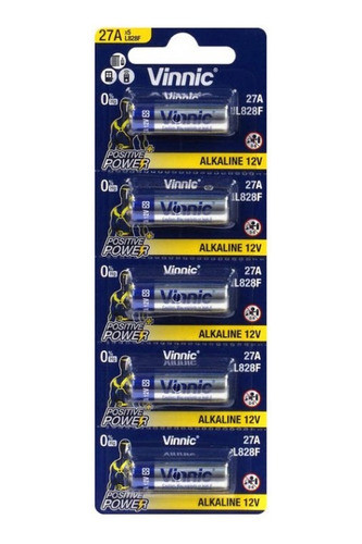 Promo 10 Pilas Vinnic A27  12v  P/ Controles Timbres 0