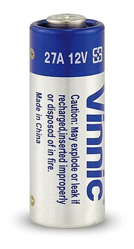Promo 10 Pilas Vinnic A27  12v  P/ Controles Timbres 1