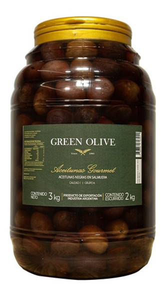 Aceitunas Negras Condimentadas En Aceite 00 X2kg Esc. 0