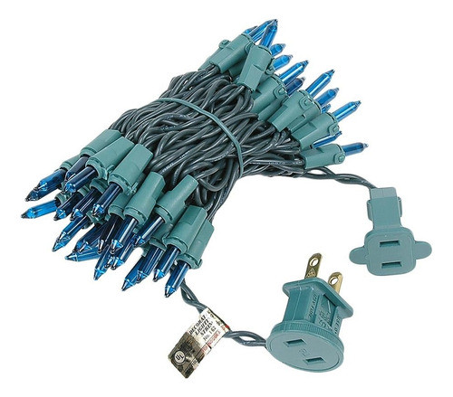Novelty Lights Juego De 50 Luces De Navidad Verde Azulado Cl 1