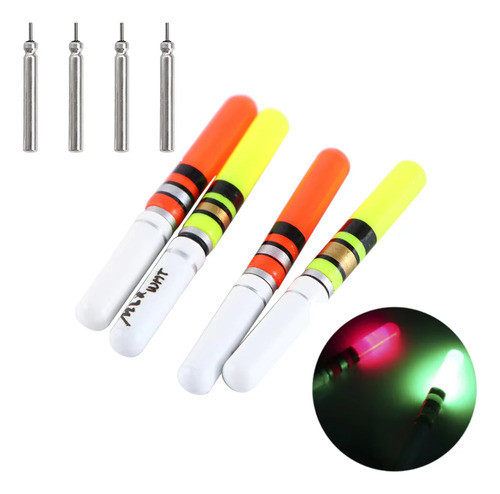 Puntero De Caña De Pesca Luz Led Con Bateria Pesca Nocturna 0