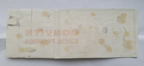 Ingresso Futebol Final Brasileiro 1982 Flamengo Campeão Zico 1