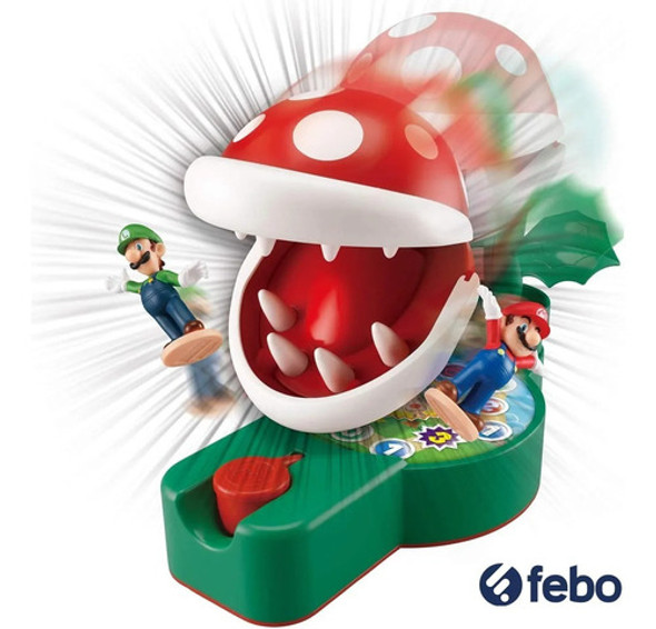 Juego De Mesa Super Mario Planta Piraña Juguete Didactico 1