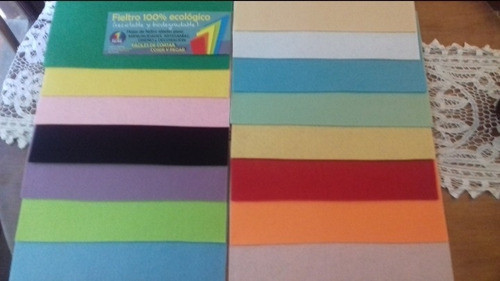 Fieltro Artesanias 0.45x 1 M Pack X 5 Unid. Unico En Uruguay 1