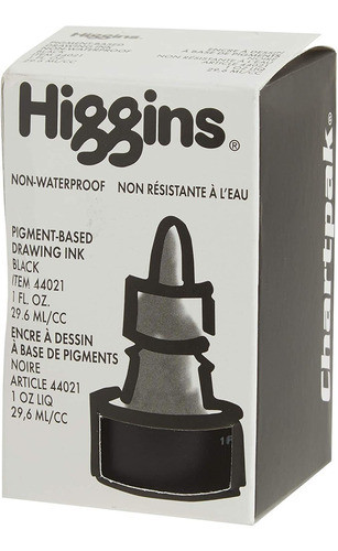 Tinta Desenho Higgins 29,6ml Black Não É A Prova D'água 1