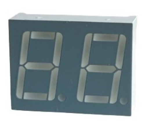 Kit 5 Peças Display De Led 2 Dígitos 0,56 Vermelho Anodo 0