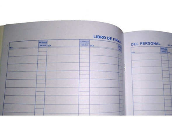 Pack De 4 Registros De Firmas Docentes Con Resumen De Hs. 1