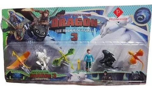 Set  Muñecos Entrenando A Tu Dragón Hermoso 1