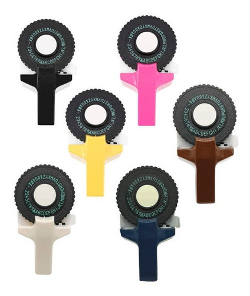 Rotulador Manual Marrom Tex Rotuladora Etiquetadora E106 1