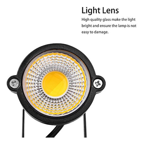 Lemonbest Led Landscape Up Down Light 5w Led Blanco Lámpara 1
