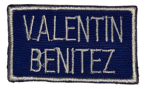 Aplique Bordado Nombre Y Apellido 3x5cm Pack X 20 Jardín 0