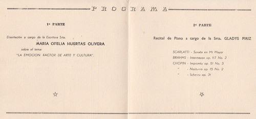 1954 Asociacion Maldonado Programa Acto En  Liceo San Carlos 1