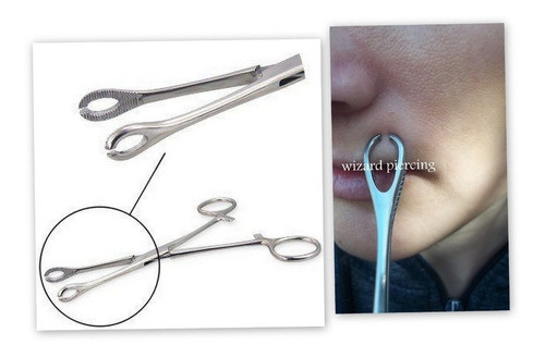 Pinza Piercing Abierta Oval 1