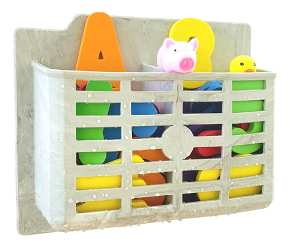 ~? Organizador De Juguetes De Baño Para Bañera -100% De Sili 0