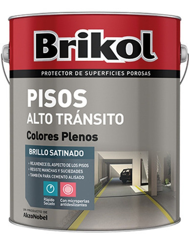 Brikol Pisos Alto Tránsito 4 Lt Amarillo Demarcación Sibaco 1