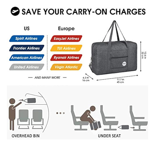 For Spirit Airlines - Bolsa De Viaje Para 1