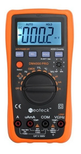 Dm4000 Pro 3 3/4auto Rango Multímetro Tester Dmm Lógica Prue 1