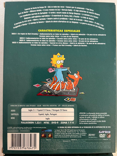 Dvd Los Simpsons Temporada 8 / Season 8 1