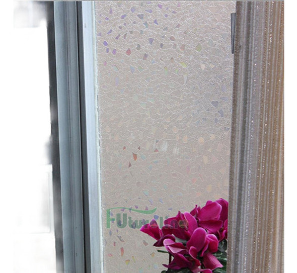 Pegamento 3d Estática No Helado Desplazamiento Flores Lámina 0