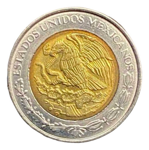 Mexico - 1 Peso - Año 2007 - Km #603 - Bimetalica 1